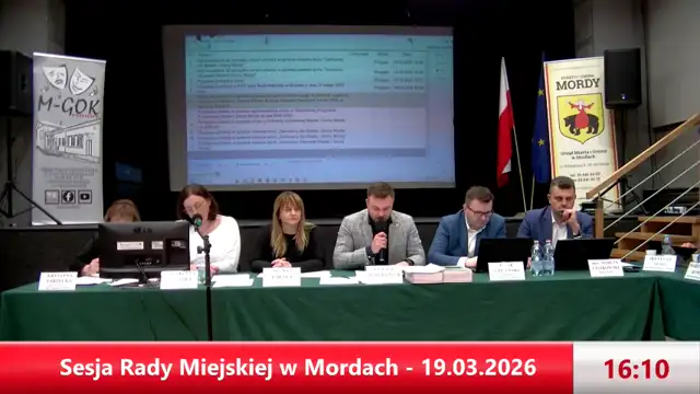Sesja Rady Miejskiej w Mordach on 19-Mar-26-15:02:23