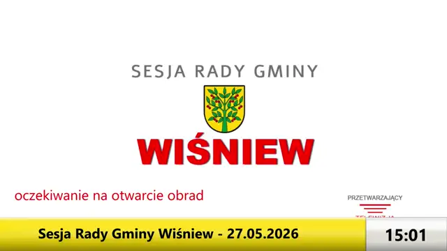 Sesja Rady Gminy Wiśniew on 27-May-26-12:58:31