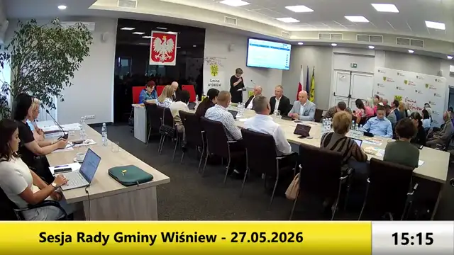 Sesja Rady Gminy Wiśniew on 27-May-26-13:04:33