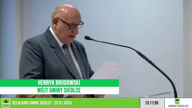 Sesja Rady Gminy Siedlce – 25.01.2024