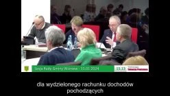 Sesja Rady Gminy Wiśniew –  31.01.2024 / NAPISY