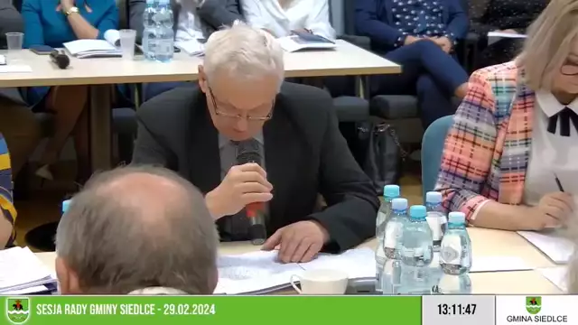 Sesja Rady Gminy Siedlce – 29.02.2024