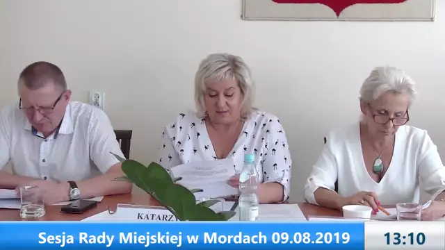 Sesja Rady Miejskiej w Mordach – 9.08.2019