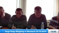 Sesja Rady Miejskiej w Mordach – 29.10.2019