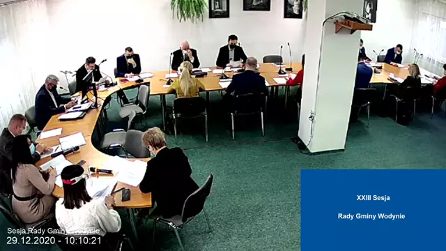 Sesja Rady Gminy Wodynie -  29.12.2020