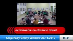 Sesja Rady Gminy Wiśniew – 26.11.2019