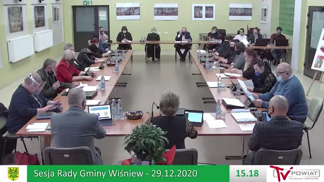 Sesja Rady Gminy Wiśniew – 29.12.2020