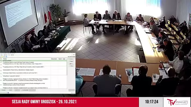 Sesja Rady Gminy Grodzisk - 26.10.2021