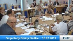 Sesja Rady Gminy Siedlce – 18.07.2019