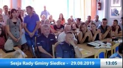 Sesja Rady Gminy Siedlce – 29.08.2019