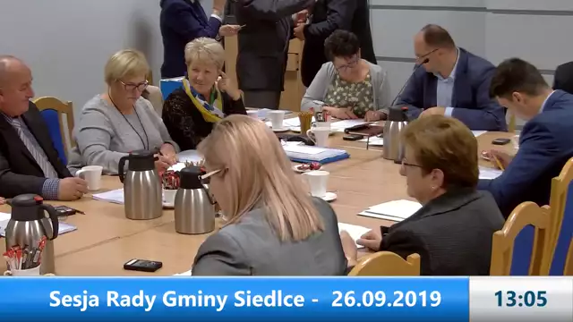 Sesja Rady Gminy Siedlce – 26.09.2019