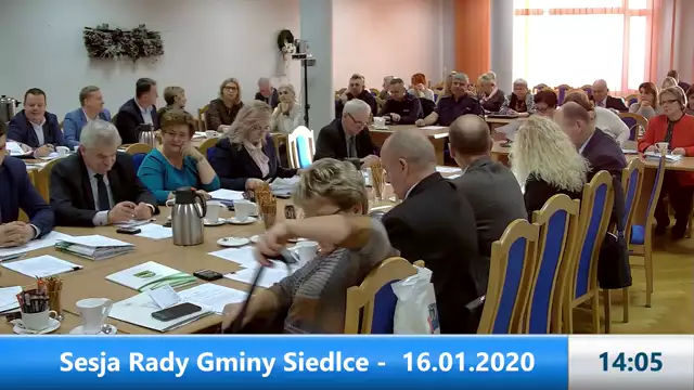 Sesja Rady Gminy Siedlce -16.01.2020
