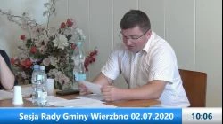 Sesja Rady Gminy Wierzbno – 02.07.2020