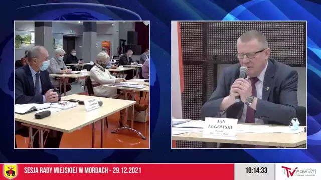 Sesja Rady Miejskiej w Mordach – 29.12.2021