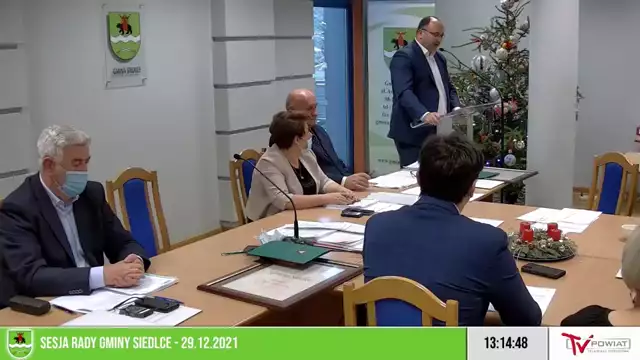 Sesja Rady Gminy Siedlce – 29.12.2021