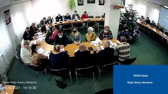 Sesja Rady Gminy Wodynie -  30.12.2021