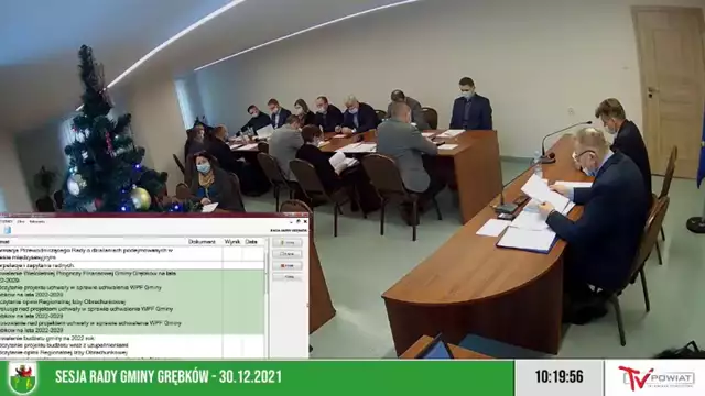 Sesja Rady Gminy Grębków – 30.12.2021