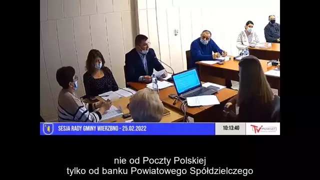 Sesja Rady Gminy Wierzbno – 25.02.2022-NAPISY