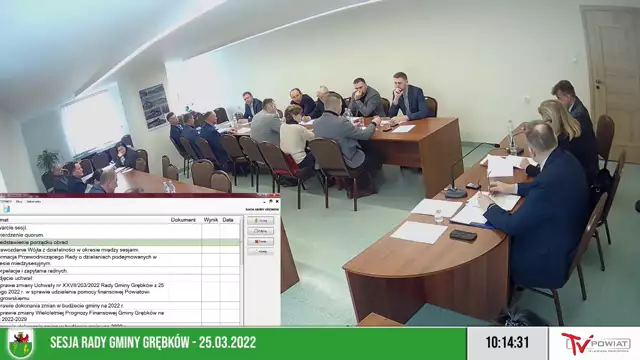 Sesja Rady Gminy Grębków – 25.03.2022