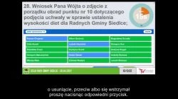 Sesja Rady Gminy Siedlce – 28.04.2022-NAPISY