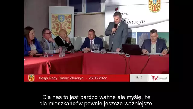 Sesja Rady Gminy Zbuczyn – 25.05.2022-NAPISY