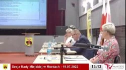 Sesja Rady Miejskiej w Mordach – 19.07.2022