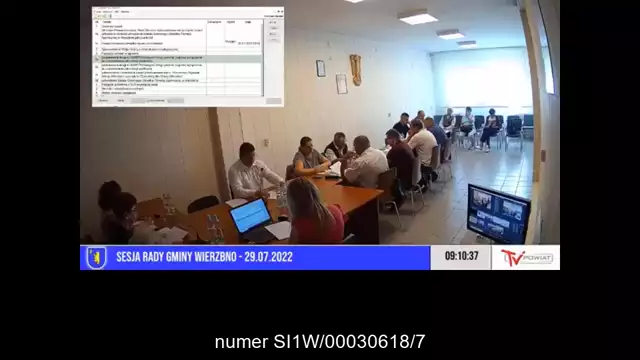 Sesja Rady Gminy Wierzbno - 29.07.2022 / NAPISY