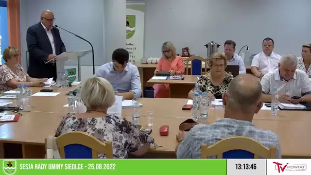 Sesja Rady Gminy Siedlce – 25.08.2022