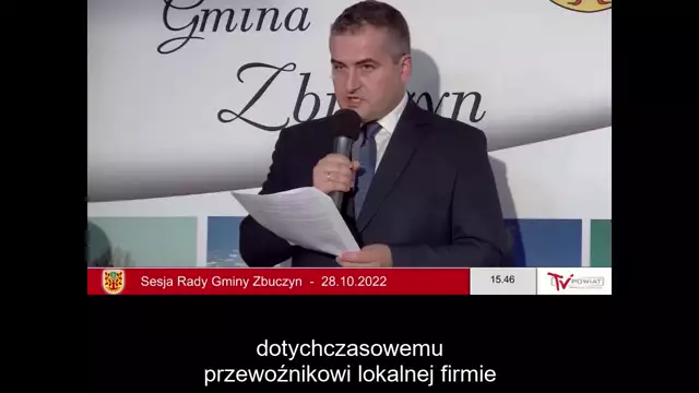 Sesja Rady Gminy Zbuczyn – 28.10.2022 / NAPISY