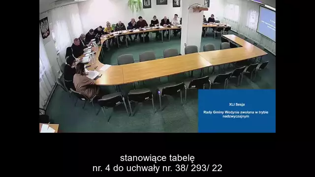 Sesja Rady Gminy Wodynie – 30.11.2022 / NAPISY