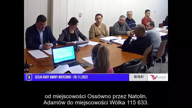 Sesja Rady Gminy Wierzbno – 28.11.2022 / NAPISY