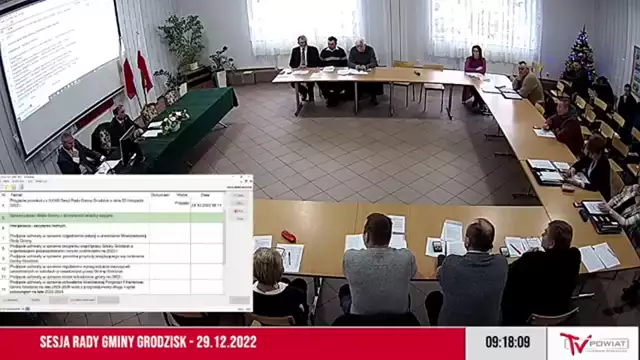 Sesja Rady Gminy Grodzisk – 29.12.2022