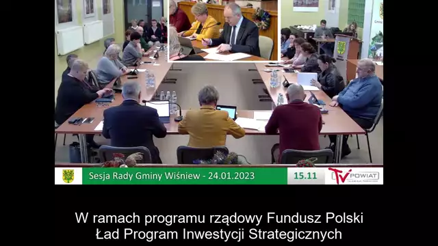 Sesja Rady Gminy Wiśniew – 24.01.2023 / NAPISY