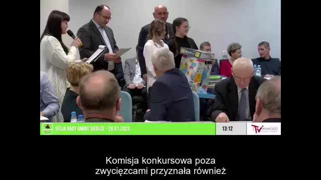Sesja Rady Gminy Siedlce – 26.01.2023 / NAPISY