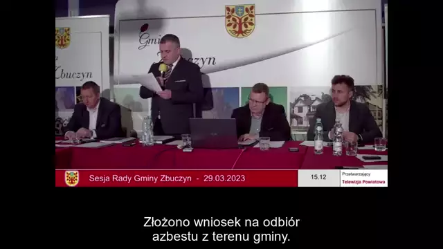 Sesja Rady Gminy Zbuczyn – 29.03.2023 / NAPISY