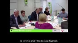 Sesja Rady Gminy Siedlce – 30.03.2023 / NAPISY