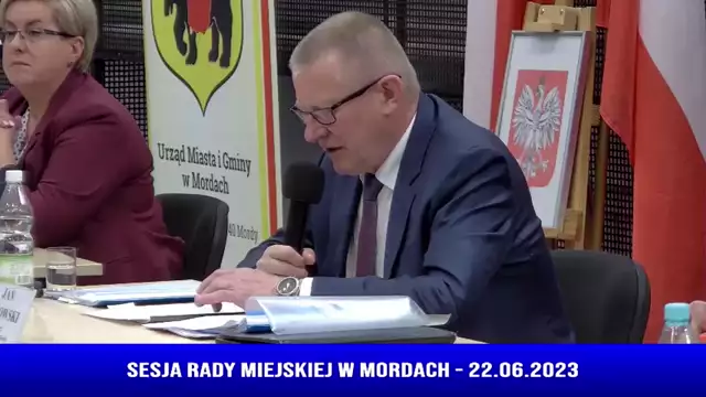 Sesja Rady Miejskiej w Mordach – 22.06.2023