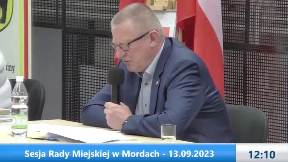 Sesja Rady Miejskiej w Mordach – 13.09.2023