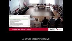 Sesja Rady Gminy Grodzisk - 27.09.2023 / NAPISY