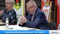 Sesja Rady Miejskiej w Mordach – 30.10.2023