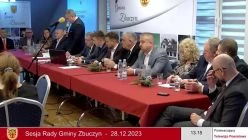 Sesja Rady Gminy Zbuczyn – 28.12.2023