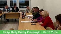 Sesja Rady Gminy Przesmyki – 07.11.2024