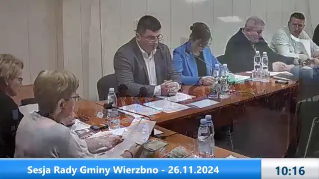 Sesja Rady Gminy Wierzbno – 26.11.2024