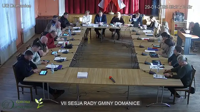 SESJA RADY GMINY DOMANICE - 29.01.2025