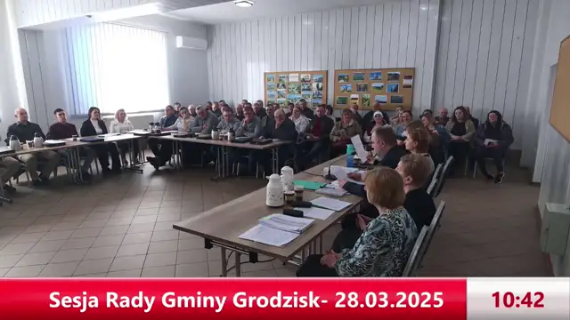 Sesja Rady Gminy Grodzisk – 28.03.2025