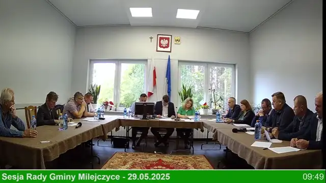 Sesja Rady Gminy Milejczyce – 29.05.2025