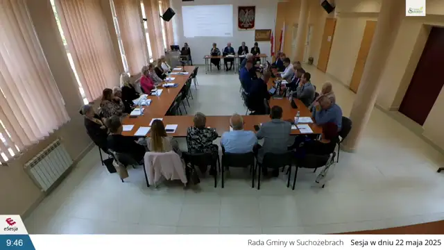 Sesja Rady Gminy Suchożebry - 22.05.2025