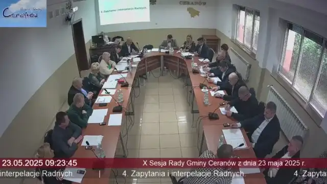 Sesja Rady Gminy Ceranów - 23.05.2025
