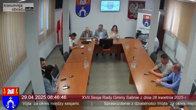 Sesja Rady Gminy Sabnie - 28.04.2025