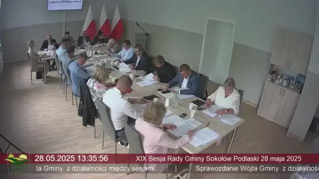 Sesja Rady Gminy Sokołów Podlaski - 28.05.2025